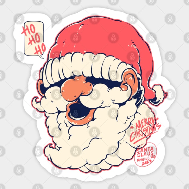 SANTACLAUS HO HO HO Sticker by mmninestd